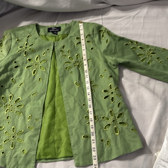 Linen green jacket - Picture 9 of 9